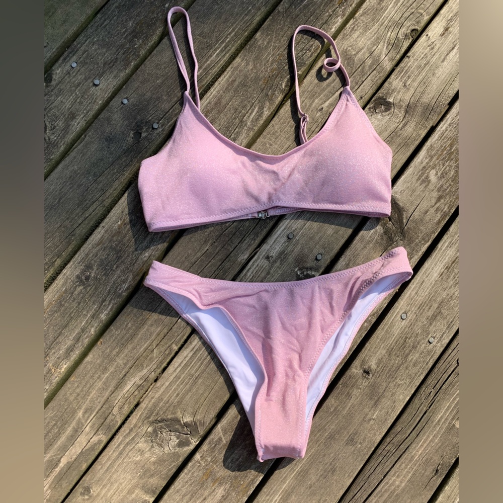 New Pink Shimmer Bikini
